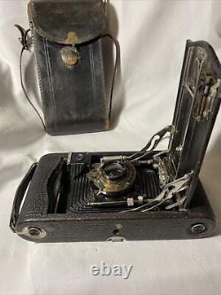 1909-12 Kodak Folding Model C. Mechanisms Operate Easily-withcase
