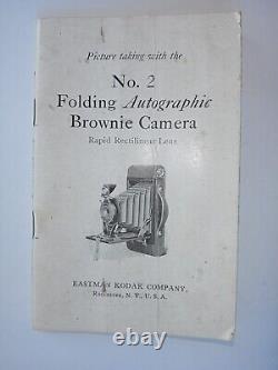 1920 Kodak No. 2 Folding Autographic Brownie Camera Eastman