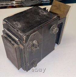 ANTIQUE GRAFLEX 4X5 SHEET FILM CAMERA KODAK LENS BAUSCH LOMB TESSAR Estate Find