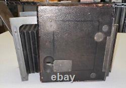 ANTIQUE GRAFLEX 4X5 SHEET FILM CAMERA KODAK LENS BAUSCH LOMB TESSAR Estate Find