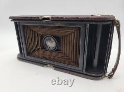 ATQ No. 3-A Folding Pocket Kodak Camera Model B-4 Red Bellows Film Photo