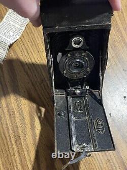 Antique -1908 -Eastman Kodak No. 2-A Autographic Brownie Folding Camera-As Is