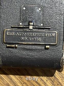 Antique -1908 -Eastman Kodak No. 2-A Autographic Brownie Folding Camera-As Is