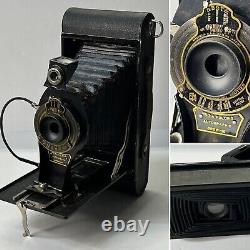 Antique Eastman Kodak Company No3-A Folding Autographic Brownie Bellows Camera