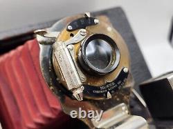 Antique Eastman Kodak No. 3 Folding Brownie Model D Camera with Bausch & Lomb Lens