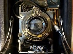 Antique Eastman Kodak Pat Pend 1913 Folding Camera Autographic Film A122