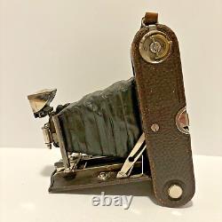 Antique Kodak 1909 No. 3 Folding Pocket Model H Bellows Camera Library Decor USA