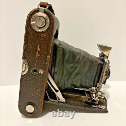 Antique Kodak 1909 No. 3 Folding Pocket Model H Bellows Camera Library Decor USA