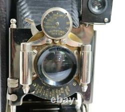 Antique Kodak No-3a Folding Pocket Camera R. R. Lens Model-c W Case Exc Condition