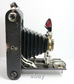 Antique Kodak No-3a Folding Pocket Camera R. R. Lens Model-c W Case Exc Condition