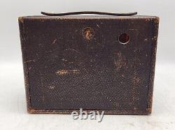 Antique Kodak No. 4 Cartridge Model E Folding Camera with Bausch & Lomb Brass Lens