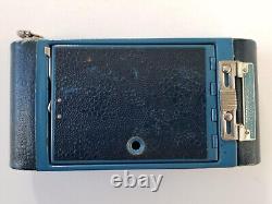Antique Kodak Ranbow Hawk-Eye No. 2 Folding Model B in Blue. Very good. Must see
