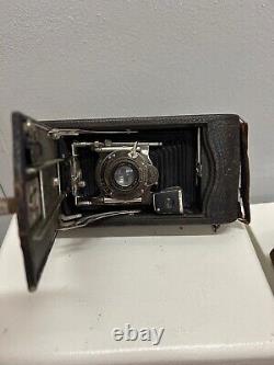 Antique Pat. 1914 Kodak No. 3-A Folding Pocket Autographic Camera with Case READ
