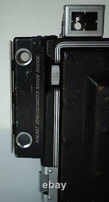 Crown Graphic Graflex Flash Supermatic Kodak Ektar Camera Kalart Range Graflok
