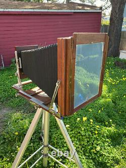 Customized 11x14 Folding Camera / 16 Kodak Portrait Lens + Wet Plate Holder