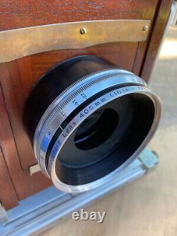 Customized 11x14 Folding Camera / 16 Kodak Portrait Lens + Wet Plate Holder