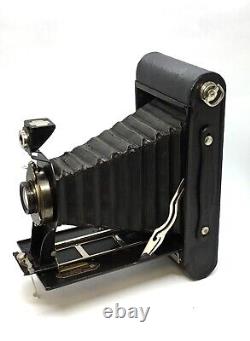 EASTMAN KODAK RARE 3-A Folding Autographic Brownie Bausch & Lomb Lens