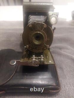 Eastman Kodak 1930's Green Boy Scout Camera With Case