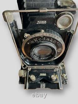 Eastman Kodak Nagel Recomar 33 9x12 Folding Camera with 135mm f4.5 Lens FLAW