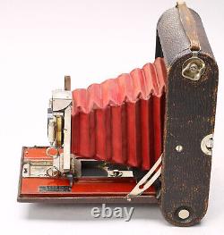 Eastman No. 4a Folding Kodak Model B Red Bellows Huge