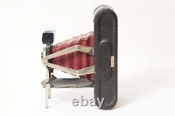 F97406 No. 1A Folding Pocket Kodak Model B Twin Finders & Burgundy Bellows