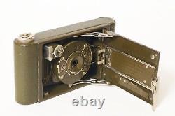 F97519 Boy Scout Kodak Olive Green Camera & Case Original Matching Bellows