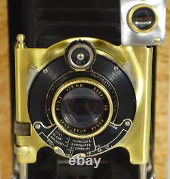 Folding Camera Antique Kodak # 3a Autographic Folding Pocket Model C, Maple Wood