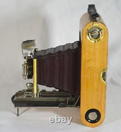 Folding Camera Antique Kodak No. 3 Autographic Folding Pocket Model G Sapele Wood