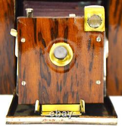 Folding Camera Kodak # 2 Folding Pocket A Antique Custom Camphor Wood