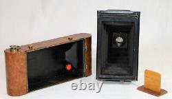 Folding Camera Kodak # 2a Autographic Brownie Vin/antique Custom Eucalyptus Wood