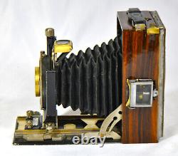 Folding Camera Kodak Recomar 18 Double Extension Camera Antique Custom Rosewood