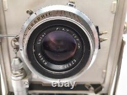 Graflex Crown Graphic 4x5 Large Format Press Camera with Kodak Ektar 127mm f4.7