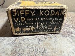 JIFFY KODAK V. P. (vest pocket) CAMERA, from the Art Deco era 1935-1942