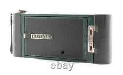 Kodak #1A Pocket Junior Green Folding Camera With Case