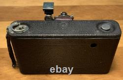 Kodak #3 Folding Hawkeye Model 7 antique wood Camera red bellows Blair 1910