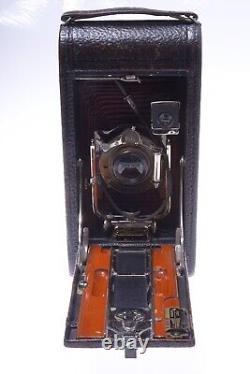 Kodak Autograph. No. 3a Folding Pocket Model C Red Bellows 122 Roll Film Camera