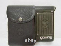 Kodak Boy Scout Folding Camera withOriginal Bellows, Case, Book Nice