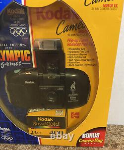 Kodak Cameo Motor EX Atlanta 1996 Olympics 35mm Film Folding Face Camera New