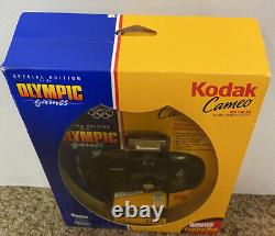 Kodak Cameo Motor EX Atlanta 1996 Olympics 35mm Film Folding Face Camera New