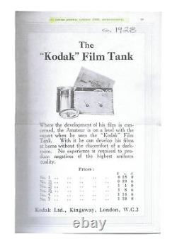 Kodak Film Tank Vintage Wood Home Development Dark Room Box