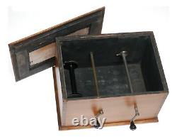 Kodak Film Tank Vintage Wood Home Development Dark Room Box