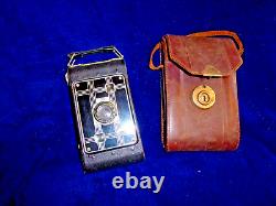 Kodak Jiffy Six-20 Antique Camera And Case