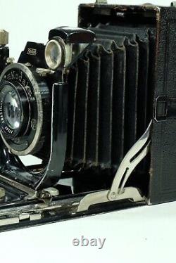 Kodak Nagel Recomar 33 9x12 Folding Camera with 135mm f4.5 Lens with Case