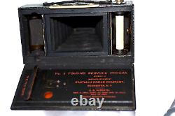 Kodak No. 2 Folding Pocket Brownie Model A Camera. Antique 1890-1902 PATENTS