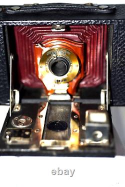 Kodak No. 2 Folding Pocket Brownie Model A Camera. Antique 1890-1902 PATENTS