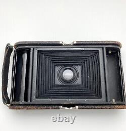 Kodak No. 3 Folding Pocket Camera Model C-4 Red Bellows, NICE