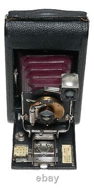 Kodak No. 3 Folding Pocket Camera Model E2 Bausch Lomb Shutter