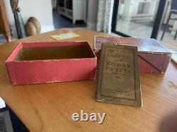 Kodak Petite Lavender. Original Bellows. Box. User Manual. VGC. NOT TESTED