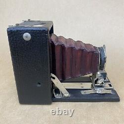 Kodak Premoette No. 1909 Red Bellows Folding Compact Camera CUTE