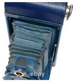 Kodak Rainbow Blue Hawk-Eye No. 2 Folding Camera Model C Rare